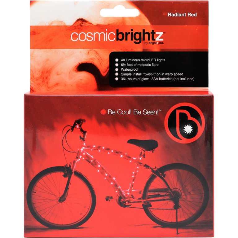 Red Bycycle ライト、チェーン付き Brightz Triangle Taillight