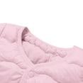 thumbnail image 5 of KAUOD Toddler Quilted Down Jackets Lightweight Warm Winter Outwear Baby Girls Snap Buttons Puffer Coats Padded Outwear, 5 of 8