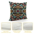 thumbnail image 4 of COMIO Mexican Fiesta Throw Pillow Covers Dragonfly Flower Dahlia Pillow Case Day of The Dead Dia De Los Muertos Cinco De Mayo Decorations, 4 of 5