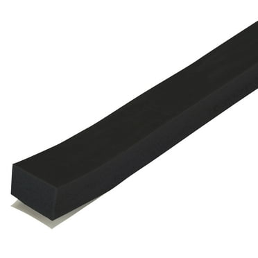M-D Building Products 02645 1/2 in. x 3/4 in. x 30 ft. Black Foam Window Seal for Ex-Large Gaps