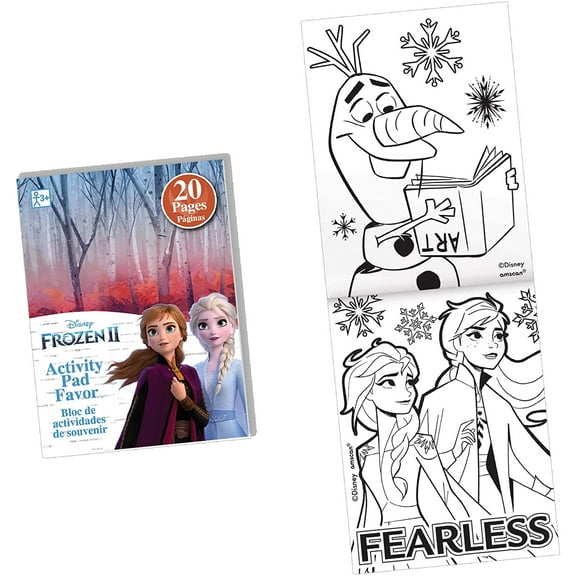 Frozen II Birthday Party Favor Mini Activity Pad
