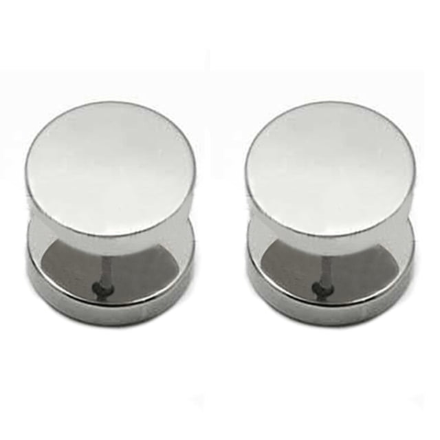 Pendientes Exquisitos Antióxido Hombres Punk Gótico Barbell Ear Studs Para Bar Fiesta