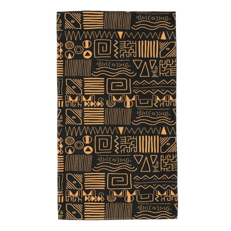

Home Towels African Ethnic Pattern - Tribal Art Background Absorbent Hanging Hand Towel Small Bath Towel Decorative Kitchen Dish Guest Towel For Spa Gym Hote27.5x16in