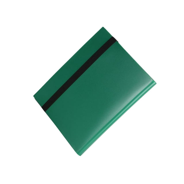 Shengyu Classeur de Cartes à Collectionner 4 Pochettes Étui de Rangement Album Pochette Carte Rouge 21x17.5cm Vert 21x17.5cm