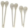 thumbnail image 1 of SET OF 6, Wooden Cooking Mixing Spoon, Birch Wood, 3-Sizes (10-Inch, 12-Inch, 14-Inch), 1 of 3