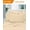 Cream/Tan, variant on Elegant Comfort 4 Pieces Bed Sheet Set Soft 1500 Series Sheet set, Queen Cream/Tan