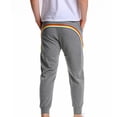 thumbnail image 3 of Bigersell Stretch Warm Jeggings for Women Full Length Pants Men And Women Can Wear Solid Color Drawstring Jogging Trousers Ladies Ribcage Straight Ankle Pants, 3 of 7