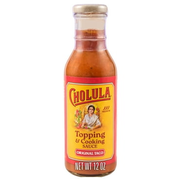 Cholula Taco Topping & Cooking Sauce, 12 fl oz Bottle