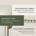 thumbnail image 4 of Maven Lane Adrien Backless Saddle Kitchen Stool, White Oak, Set of 2, 4 of 6