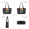 thumbnail image 6 of FORMRS Canvas Laptop Tote Bag for Women with 15.6" Computer Compartments Shoulder Handbag, Abstract Animals, 6 of 7