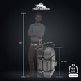 thumbnail image 2 of High Sierra Fairlead 34 Inch Drop Bottom Portable Wheeled Rolling Polyester Duffel Travel Bag with Recessed Telescoping Handle, Mercury, 2 of 12