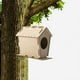 thumbnail image 4 of Pajarito sin terminar para hacer tú mismo Pajarito para exteriores Jardín Casa Regalo Casita de madera para pájaros para reyezuelos Jaula, 4 of 7