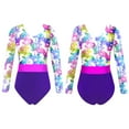thumbnail image 4 of DPOIS Kids Girls Long Sleeve Leotard Gymnastics Sport Bodysuit Dance Skating Costume, 4 of 4