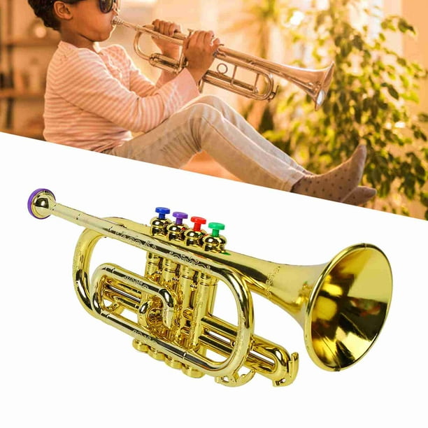 Jouet Trompette Pour Enfant, 4 Clés Colorées Jouet Trompette Pour