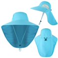 thumbnail image 5 of Escalada al aire libre Pesca Turismo Doble propósito Hombres Gorras Sombrero de pescador de ala grande, 5 of 5