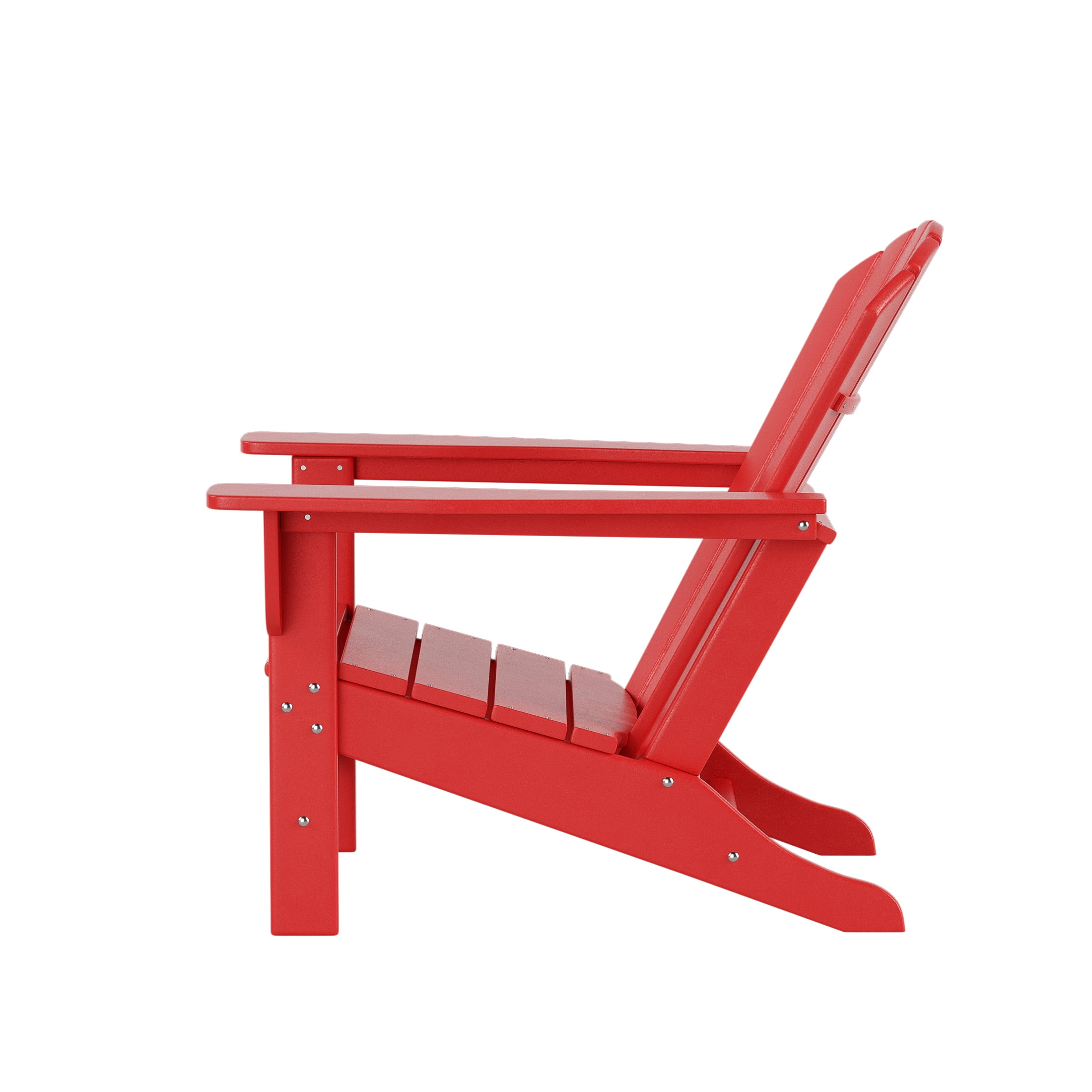 Westin Outdoor Patio Adirondack Chair (Set of 4), Red