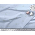 thumbnail image 2 of Soimoi Blue Cotton Poplin Fabric Text & Crown Kids Decor Fabric Printed Yard 42 Inch Wide, 2 of 3