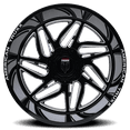 thumbnail image 3 of 20x10 American Truxx AT1917 Goliath Black/Milled Wheel 8x6.5 (-24mm), 3 of 3