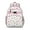 White Princess Fairy, variant on White Princess Castle Pattern Backpack for School,Cute School Bag,Schoolbag with Adjustable Shoulder Straps & Padded Back,15.25"x11.5"x5.25"