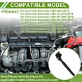 thumbnail image 3 of Eje de columna de dirección Unique Bargains para Chevrolet Silverado 1500 2007-2019 Eje de dirección No.15775842 Metal 1 Pc, 3 of 7