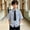 Blue, variant on Teylalorva Boys Dress Shirt Short Sleeve with Tie-Button Down Lightweight Kids Summer School Uniform Shirts Blue Size 3T