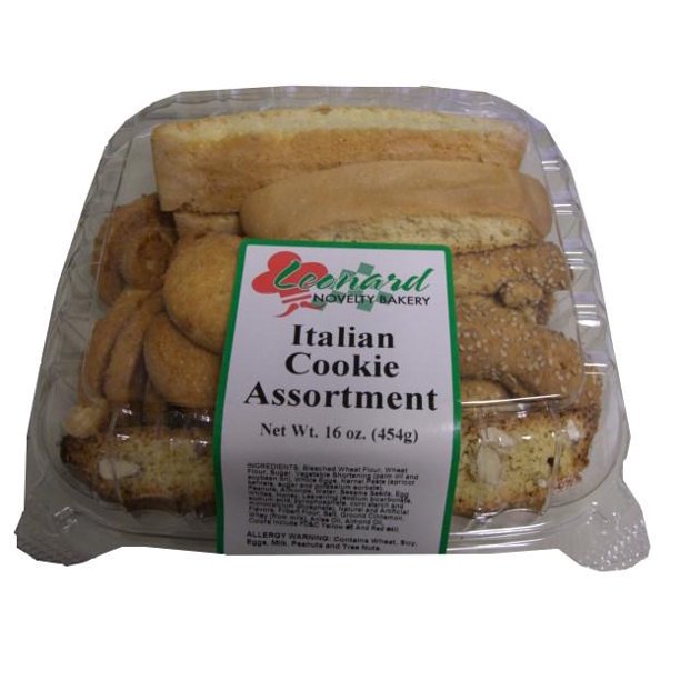 Italian Cookie Assortment Leonard Bakery 16 Oz 454g Walmart Com Walmart Com