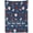 Navy, variant on Santa Claus Christmas Blanket with Name, Personalized Christmas Blanket Throw Blankets for Adult Kid Birthday Xmas, 50" x 60"