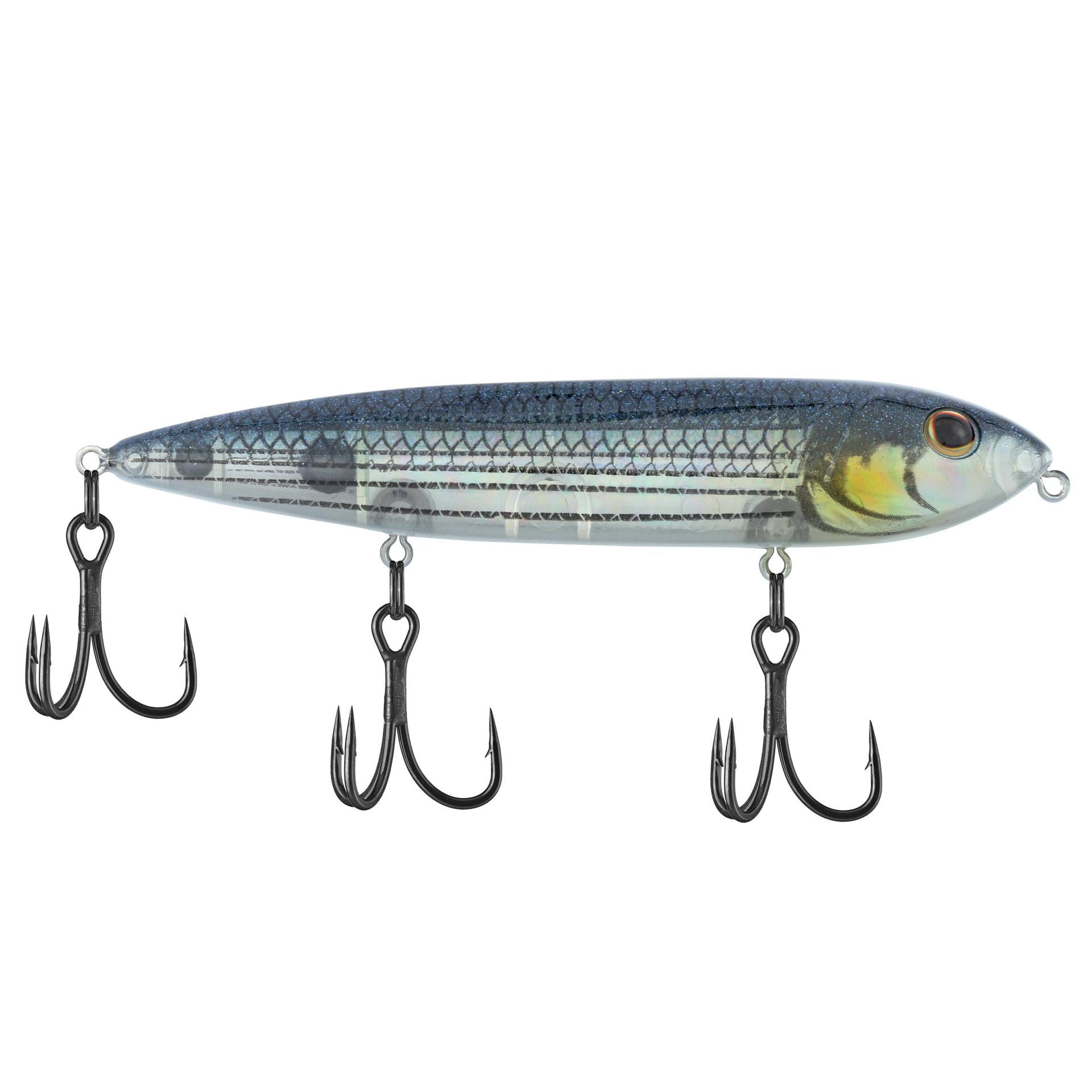 Berkley J-Walker 120 Topwater Fishing Lure, Black Chrome, 5/7 oz