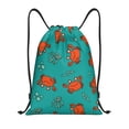 thumbnail image 1 of Fotbe Colorful Crab Bolsa Mochila con Cordón Estampada, Bolsa de Gimnasio Deportiva, Bolsa Cinch, Bolsa con Cordón para Hombres y Mujeres-Medium, 1 of 6