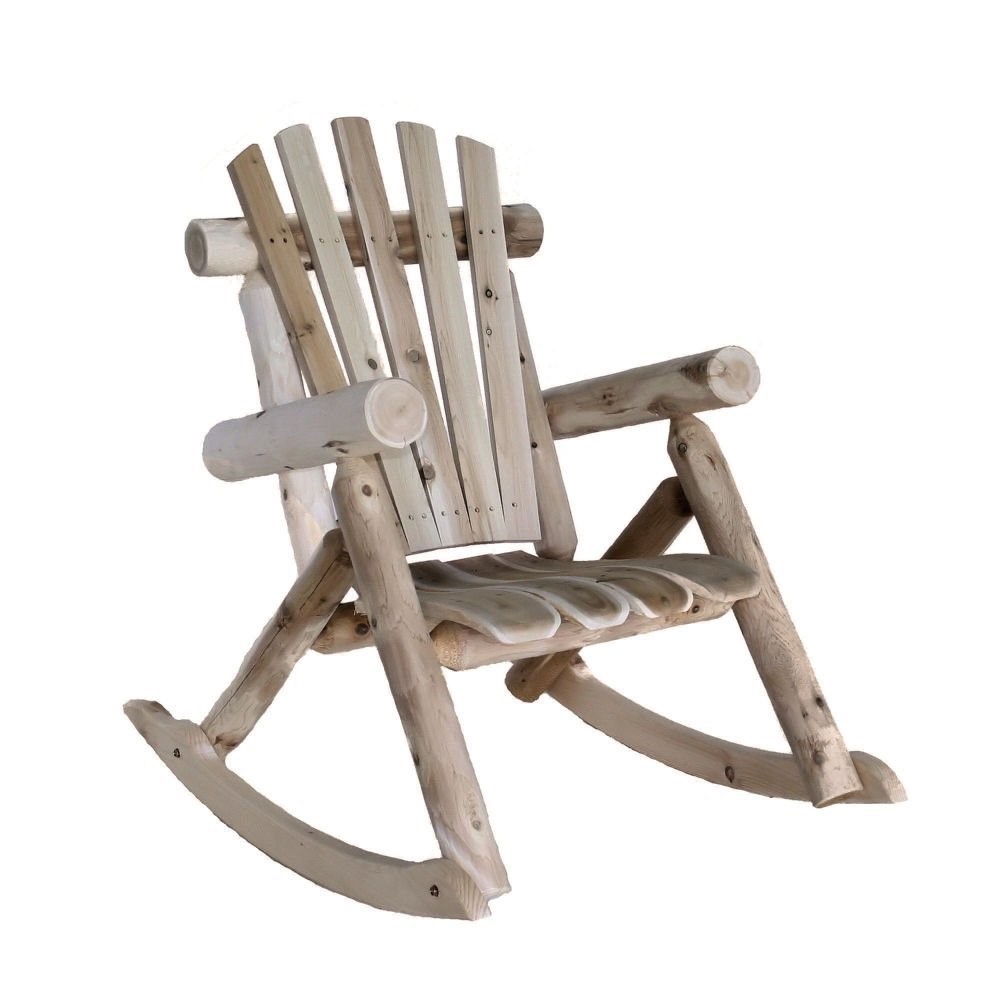Lakeland Mills Patio Rocking Chair (Set of 2) with End Table - image 2 of 3