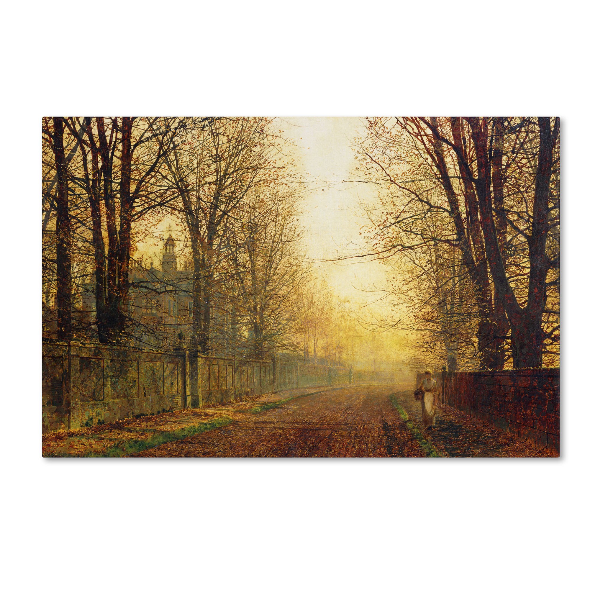 Trademark Fine Art "Whitby" Canvas Art by John Grimshaw