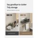 thumbnail image 2 of Estante de baño, estante de baño, espacio para inodoro, estante colgante de aluminio, organizador de baño para colgar en la pared, 2 of 5