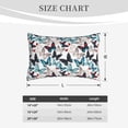 thumbnail image 4 of Daiia Butterfly Bedding Waterproof Pillow Protector Zippered Queen – Bed Bug Proof Pillow Encasement-16"x24", 4 of 6