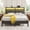 Dark Gray, variant on Greenstell Twin LED Bed Frame with Headboard Storage - Charging Station, Dark Gray
