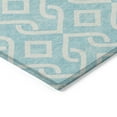 thumbnail image 4 of Addison Rugs Chantille Indoor/Outdoor Transitional Geometric Aqua Washable Rectangle Rug, 1'8" x 2'6", 4 of 6