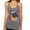 Premium Heather, variant on Funny Neon Pug | Dean Russo Art Animal Lover Tri-Blend Racerback Tank Top, Brown, X-Large