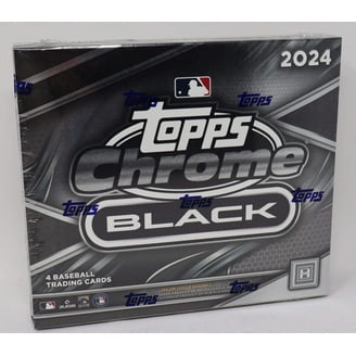 Topps 2025 Chrome Black Baseball Hobby Box, 1 Encased Auto, 2