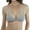 Heather Gray, variant on ToBeInStyle Women's Rib Knit Crossback Bralette