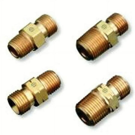Regulator Outlet Bushing, 200 psi, Brass, D-Size, 3/4 in (NPT) LH, Male, Fuel Gas