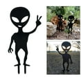 thumbnail image 3 of 2x Garden Outer Alien Stake Standing Sculpture Lawn Art Figurine, 3 of 5