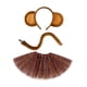 thumbnail image 1 of Conjunto de orejas y cola de mono, diadema infantil con orejas de mono para disfraces de, 1 of 8