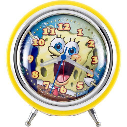 free stand Spongebob Squarepants CD Clock can be personalised 