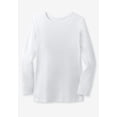 thumbnail image 6 of Woman Within Plus Size Perfect Long-Sleeve Crewneck Tunic, 6 of 6