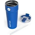 thumbnail image 2 of 2-in-1 Hot & Cold Vacuum Insulated 30oz Tumblers, Stainless Steel Dual Chamber, Leak-Proof, BPA-Free, Fits Cup Holder, Travel Coffee Mug, Split Cup, 2 Drink, 2 Sides, Coffee & Water, 2 of 14