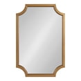 thumbnail image 6 of Kate and Laurel Hogan Modern Scalloped Wall Mirror, 24 x 36, Antique Gold, Decorative Traditional Glam Wall Décor with Soft Scallops and Stunning Finish, 6 of 8