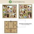 thumbnail image 2 of Excello Global Products EGP-HD-0013 - EGP-HD-0013 Rustic Distressed Wooden Picture Frames, Collage Picture Frames for Wall, Gallery Holds 7 Multiple Size Photos, 2 of 5