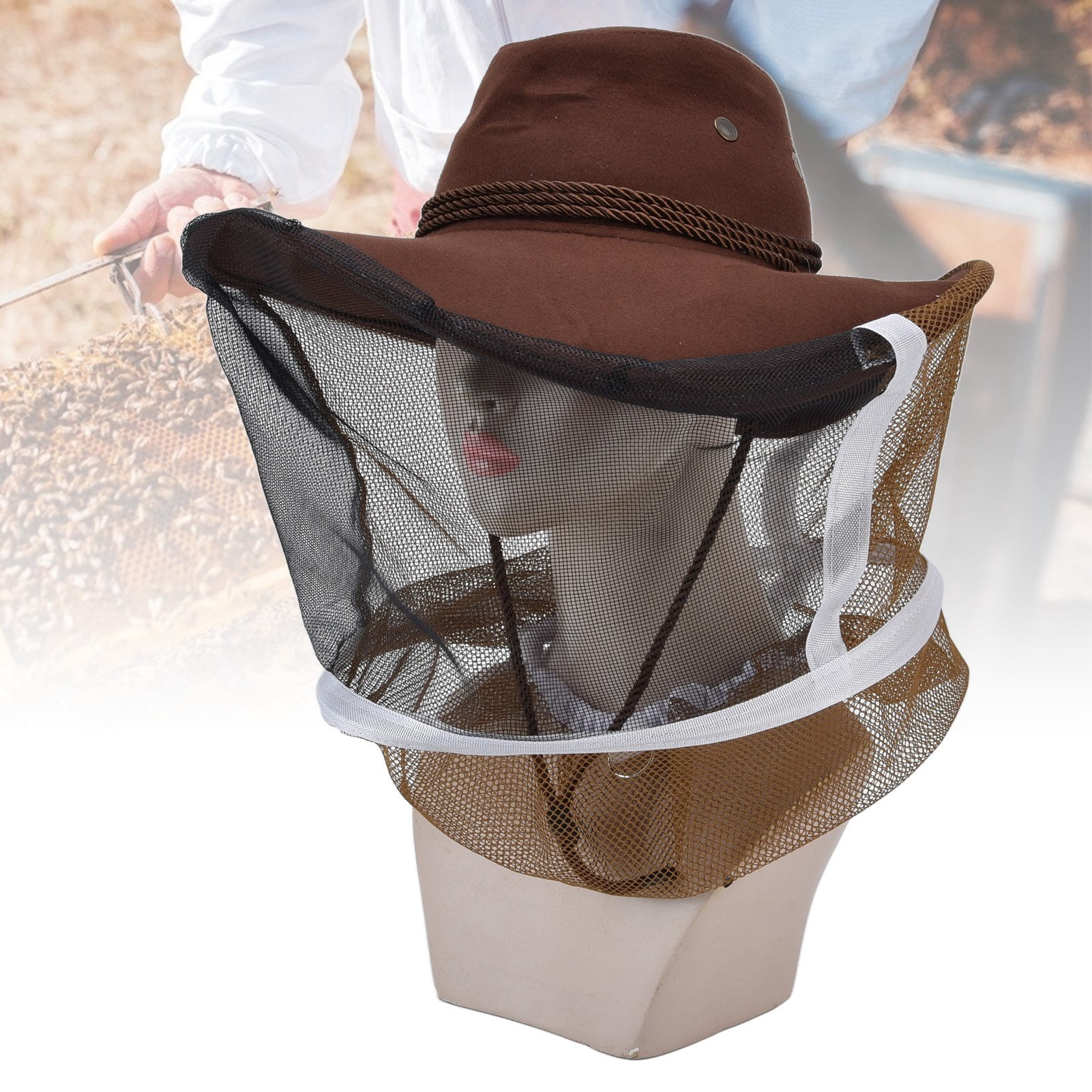 Kozecal Brown Beekeeping Hat,Beekeeper 
