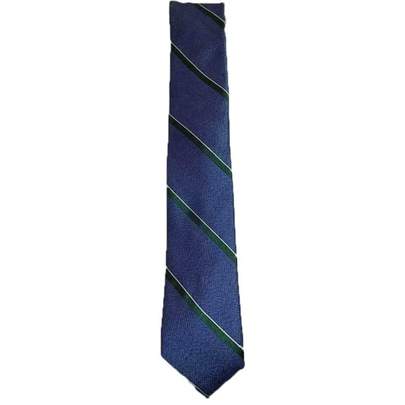 Tommy Hilfiger Men's Indigo Stripe Classic Dress Tie Silk Blend
