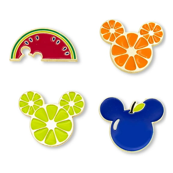 Disney Collectible Mickey Mouse Fruit Enamel Pin Set