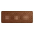 thumbnail image 3 of Sparta Weave Wall-Mount Vegan Leather Queen Headboard in Walnut Brown, 3 of 7